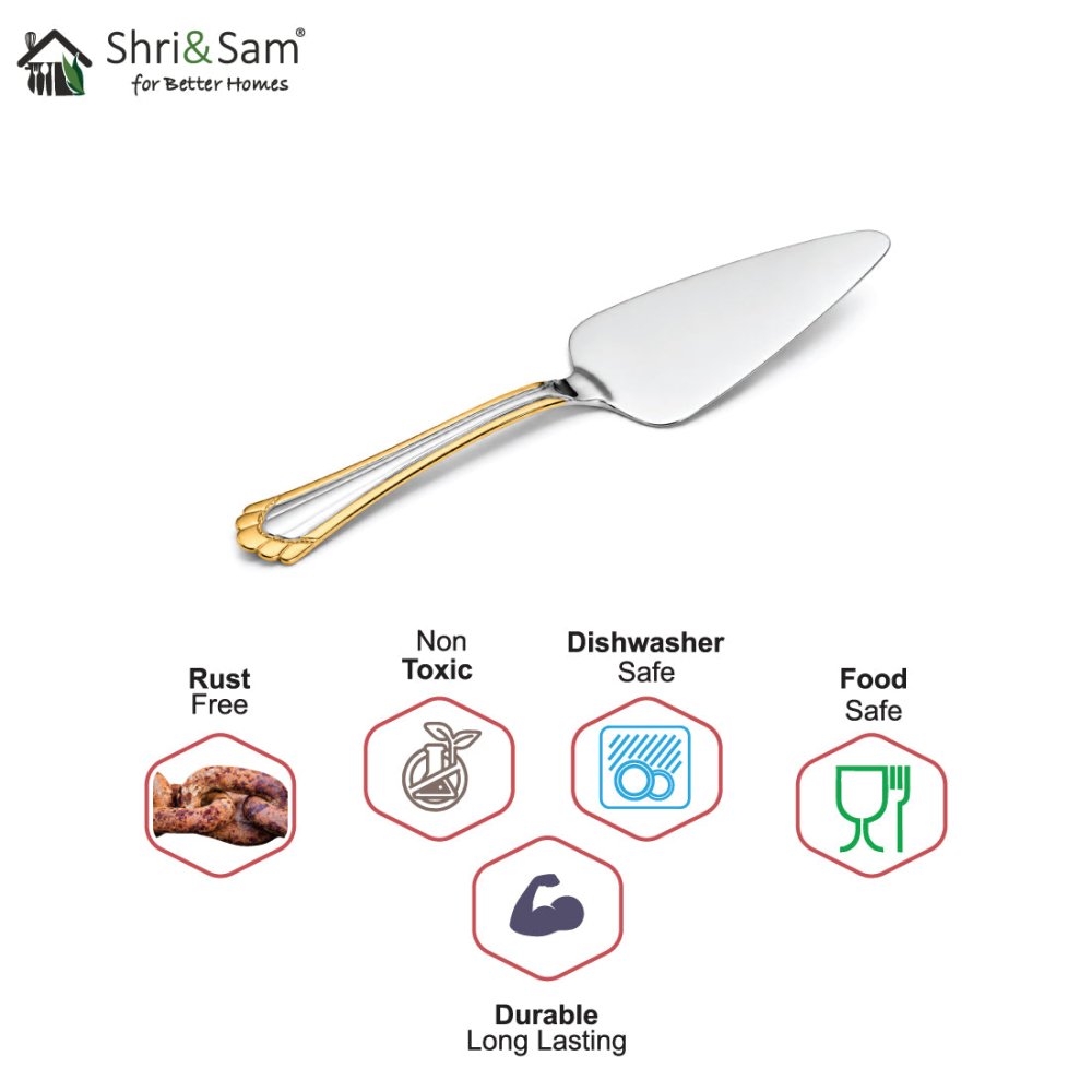 Stainless Steel Cake Server Feather