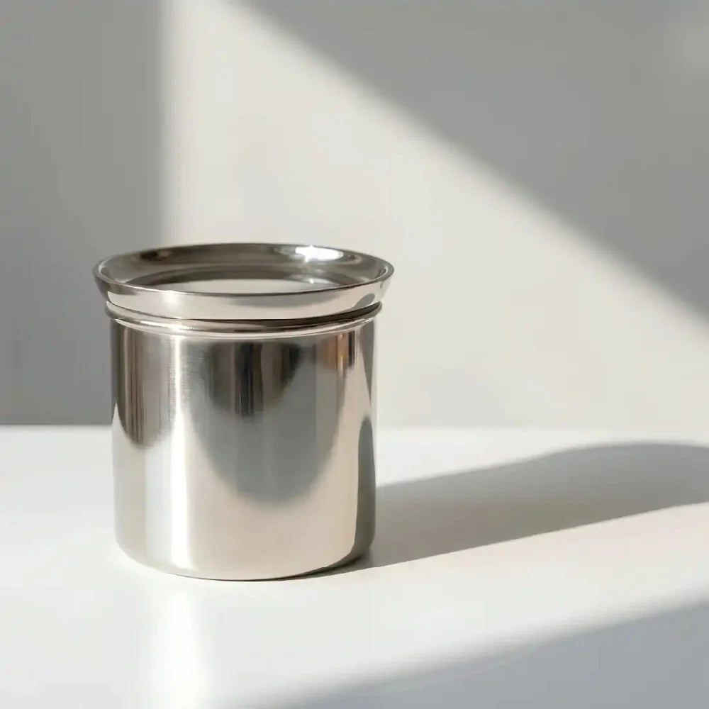 Stainless Steel Canister with Air - Tight SS Lid – Premium Storage Container