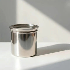 Stainless Steel Canister with Air - Tight SS Lid – Premium Storage Container