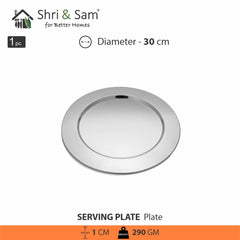 Stainless Steel Charger Plate (Serving Plate)