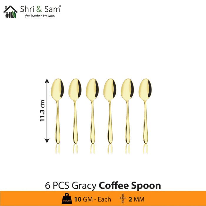 Stainless Steel Cutlery with Champagne Gold PVD Coating Gracy
