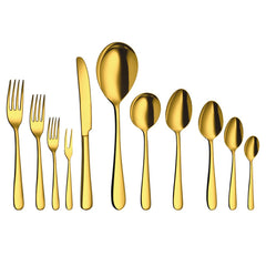 Stainless Steel Cutlery with Gold PVD Coating Monika