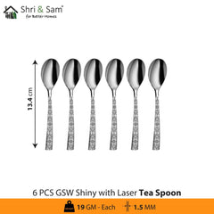 Stainless Steel Cutlery with Laser GSW Shiny