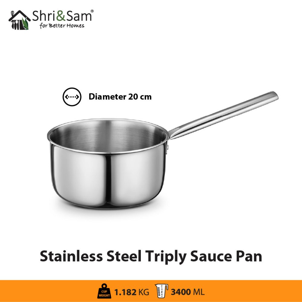 Stainless Steel Triply Sauce Pan