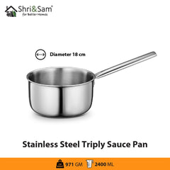 Stainless Steel Triply Sauce Pan