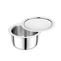 Doniv Titanium Triply Stainless Steel Tope with Cover , Induction Friendly