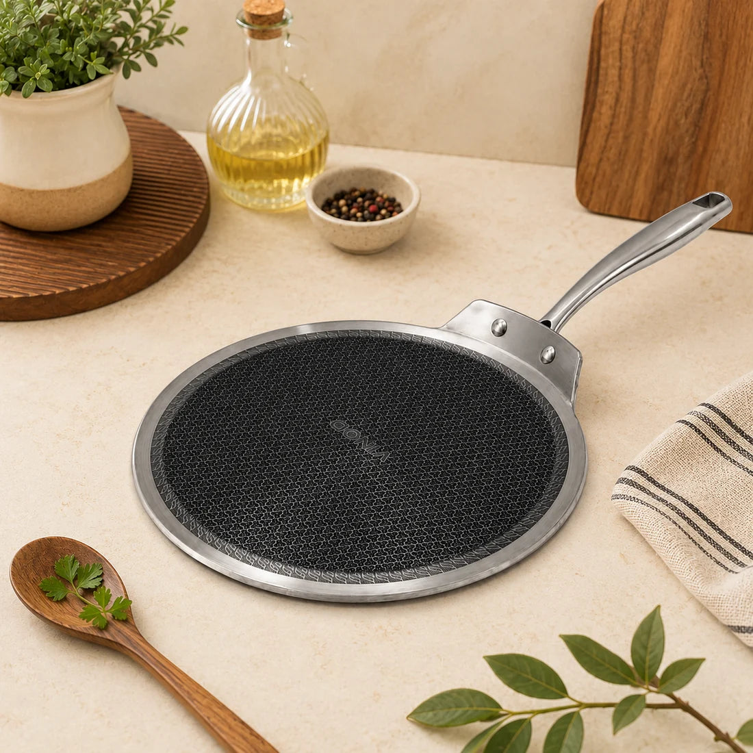 Vinod Platinum SAS PRO Flat Multi Purpose Tawa